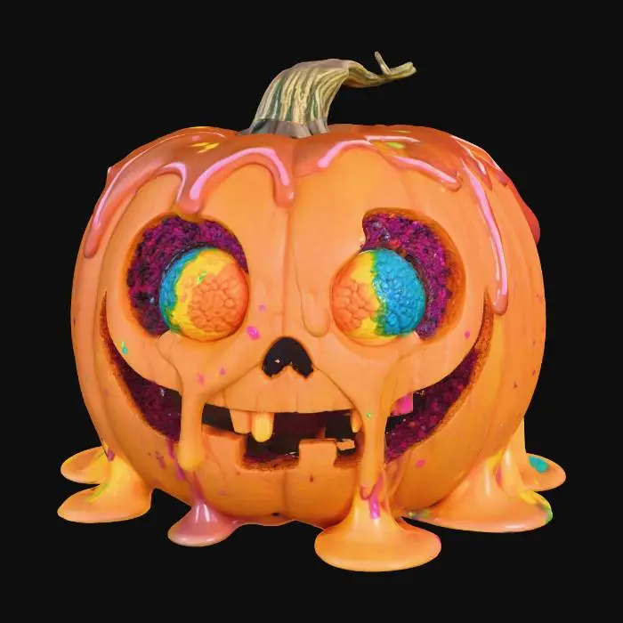3D model for Candy Jack-O'-Lantern Bliss