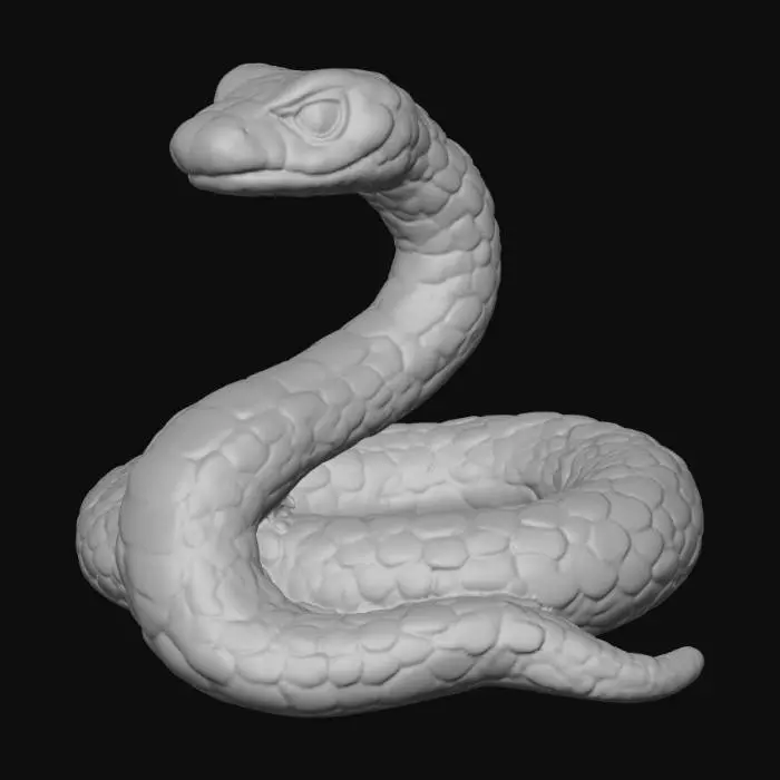 3D model for Emerald Serpent