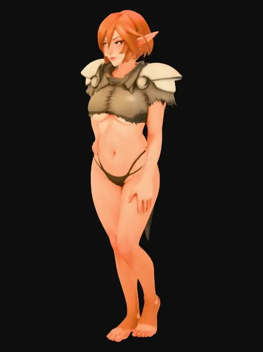 3D model for Sunlit Glade Warrior