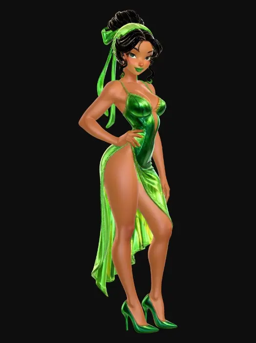 3D model for Emerald Enchantress