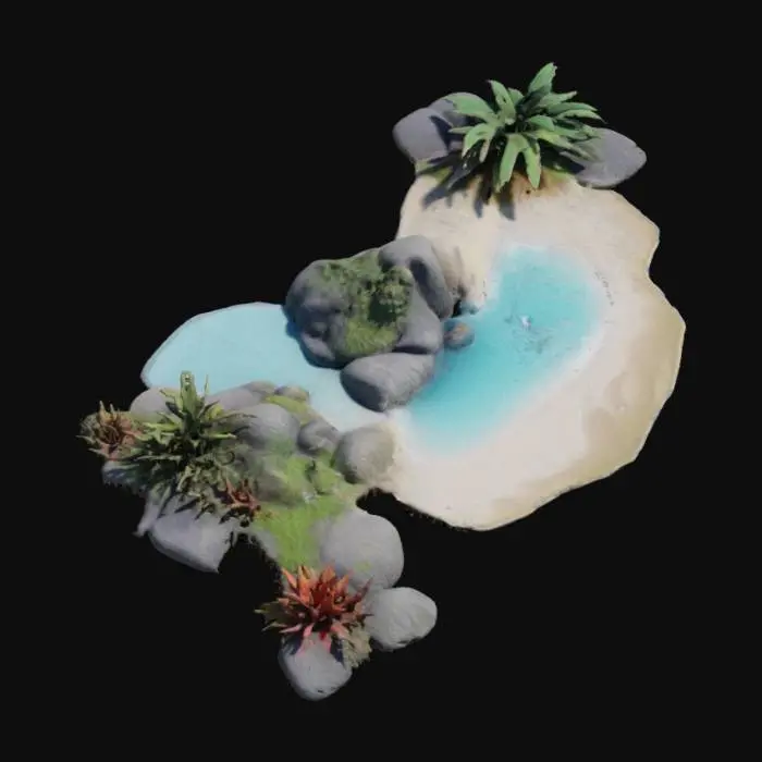 3D model for island bay