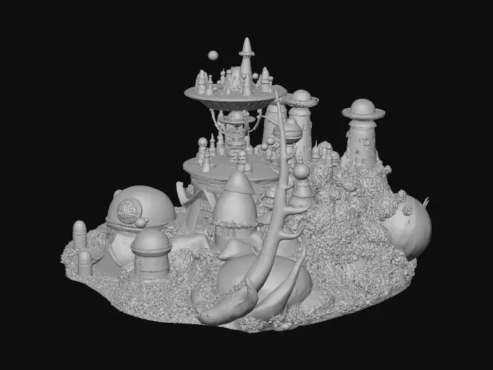 3D model for Lunar Oasis