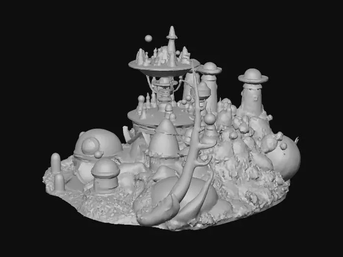 3D model for Lunar Oasis