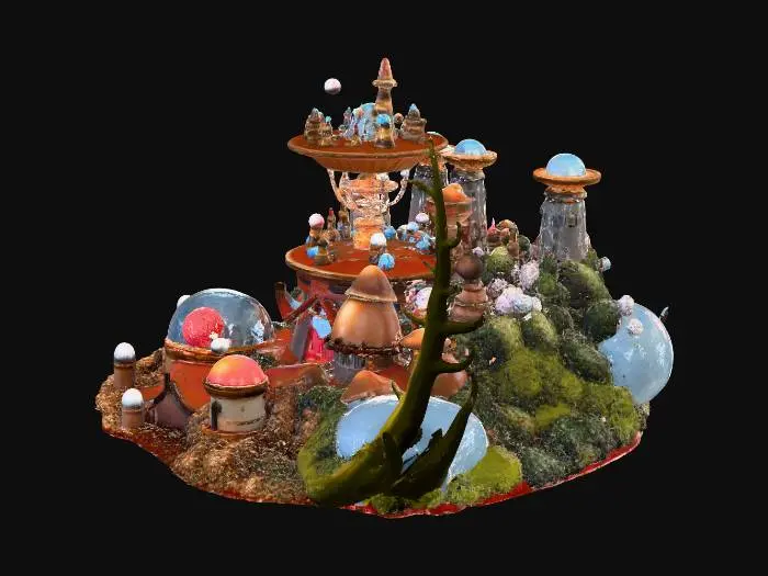 3D model for Lunar Oasis