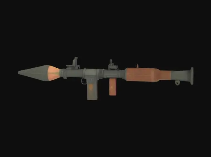 3D model for RPG-7 Launcher