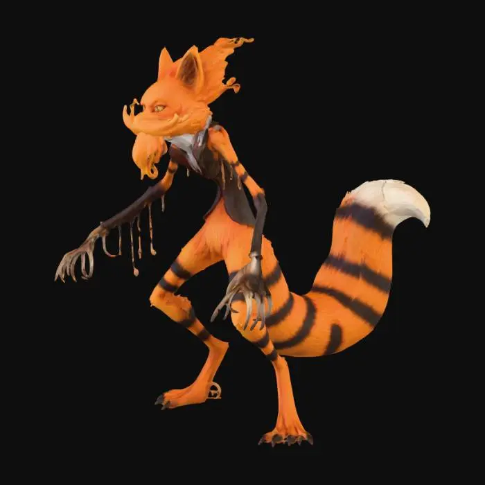3D model for Flame-Tail Beast