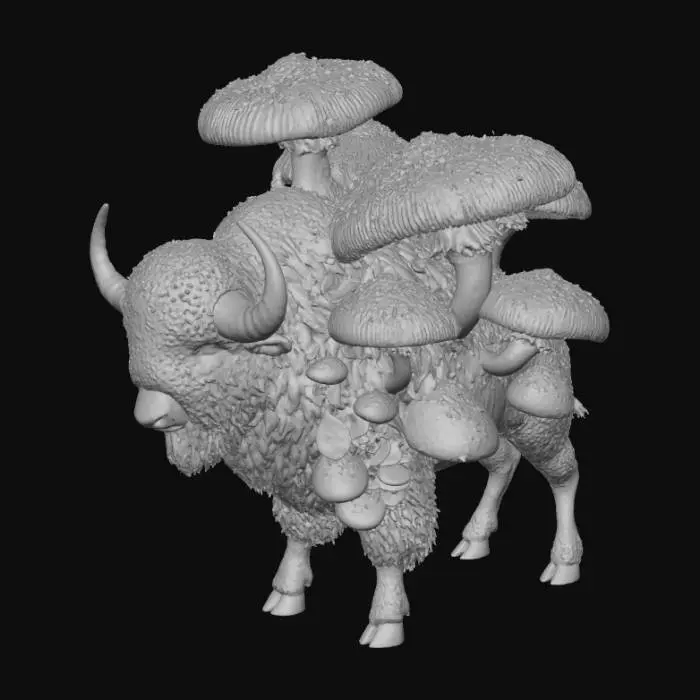 3D model for Mystic Mushroom Bison