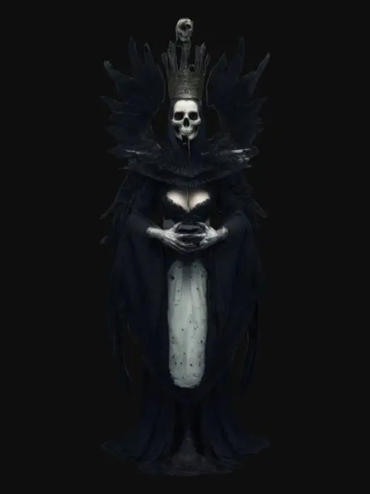 3D model for The queen of spades, of death and blades. #hyperalistic #women#