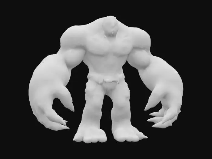3D model for Colossal Furry Titan