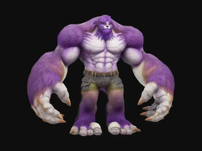 3D model for Colossal Furry Titan