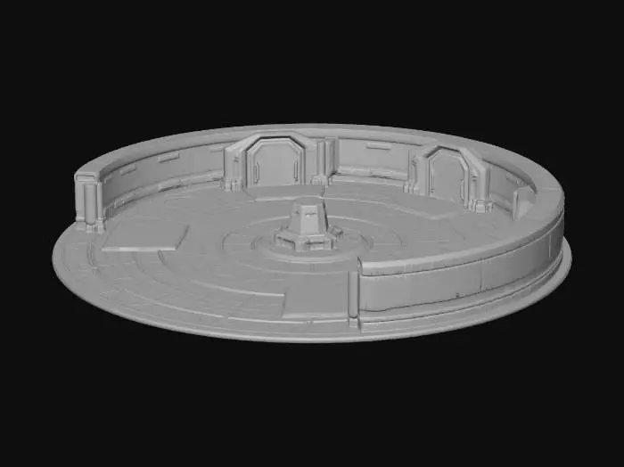 3D model for space hub