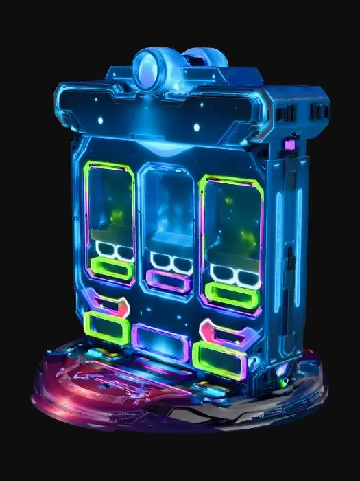 3D model for Arcade Slots in Space