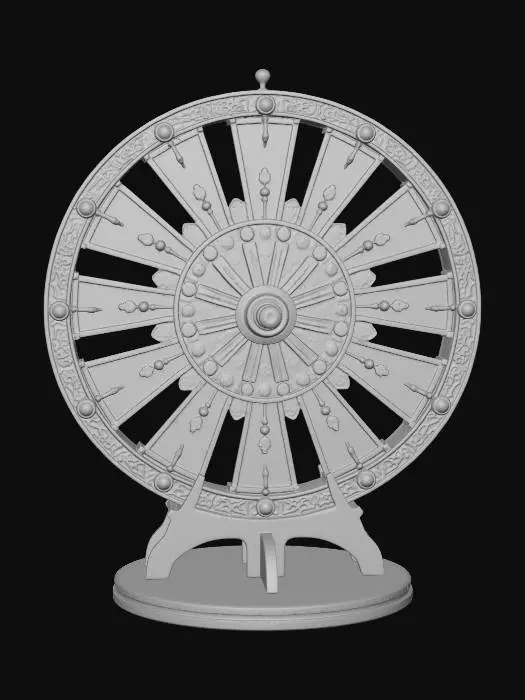 3D model for Wheel of Fortune