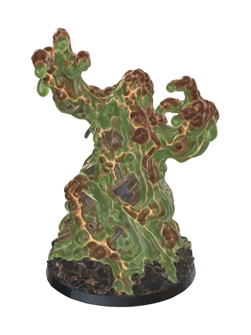 3D-модель Sallow Slag Ooze - Acid, згенерована ШІ