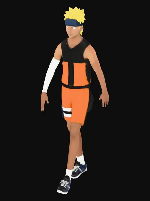 3D model for Ninja Inspired Basketball Player