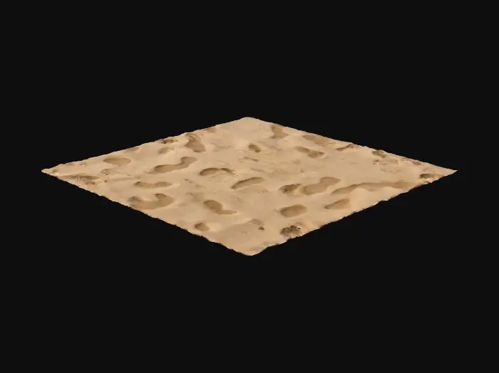 3D model for Footprints in Sand, #Halloween2025#