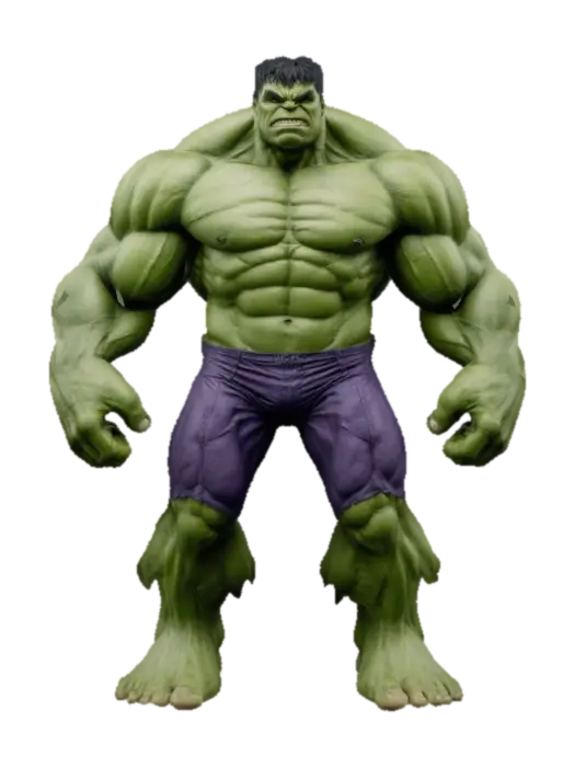 Hulk від lordarchiebaldthethird — створено за допомогою генератора 3D Meshy AI, безкоштовне завантаження FBX OBJ GLB STL