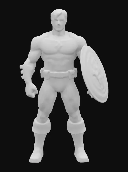 3D model for Captain America