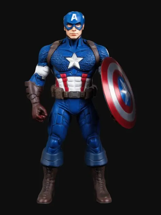 3D model for Captain America