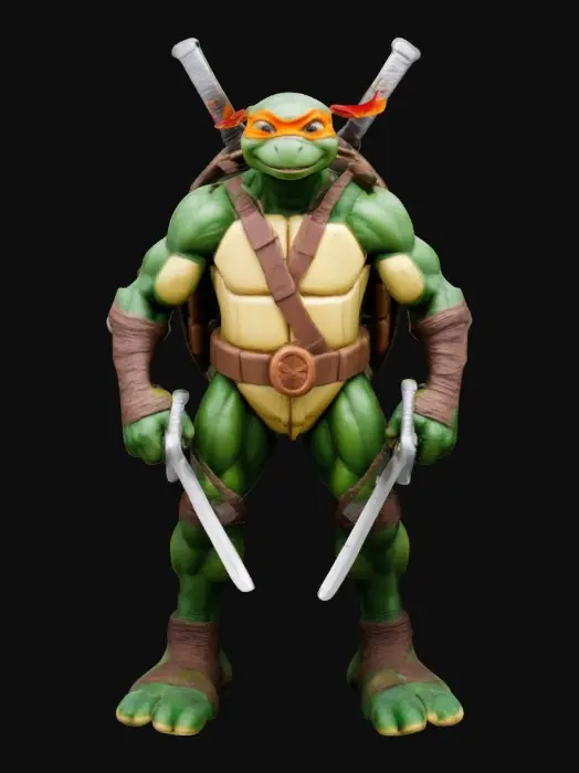3D model for Teenage mutant ninja turtle