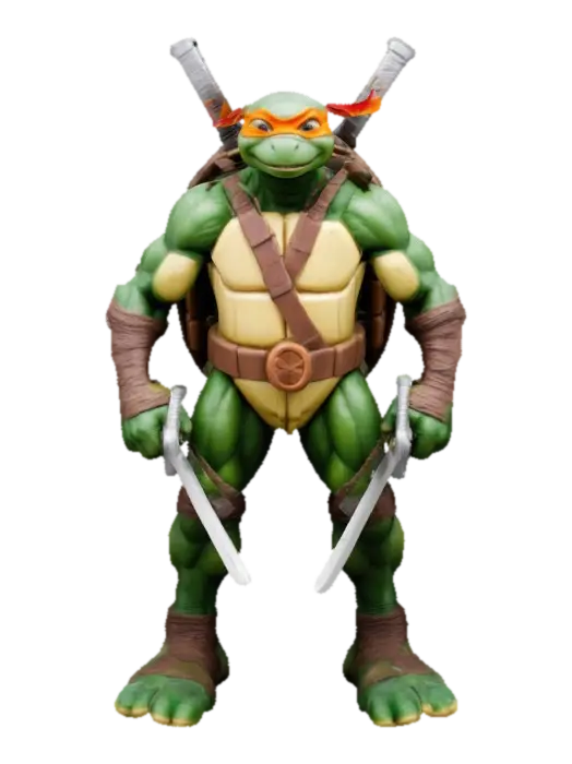 Modelo 3D de Teenage mutant ninja turtle - Action, gerado por IA