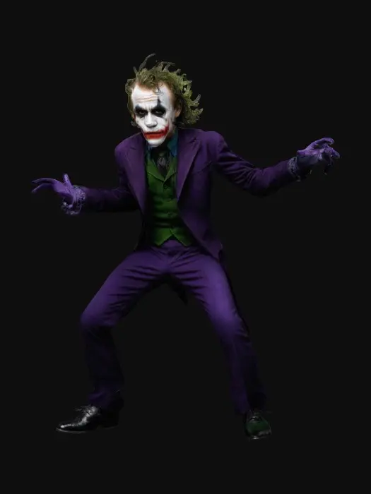 3D model for Heath Ledger as The Joker