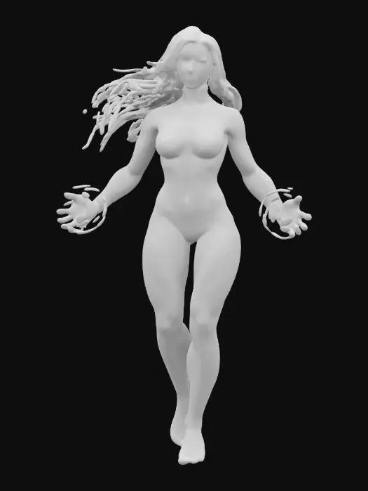 3D model for Susan Storm from Fantastic Four