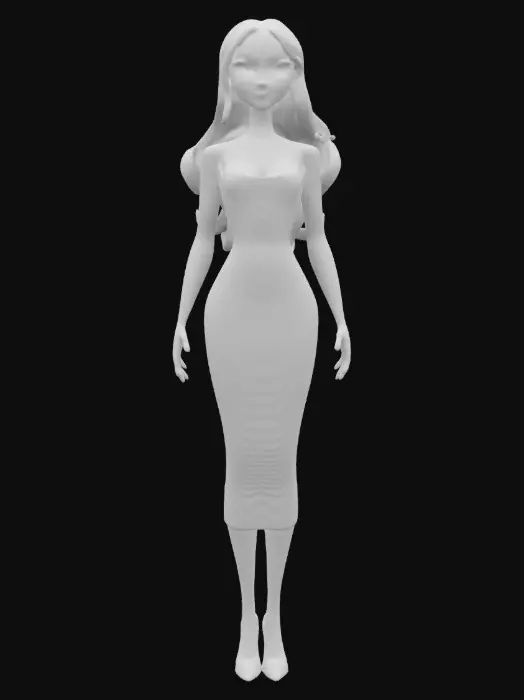 3D model for Barbie