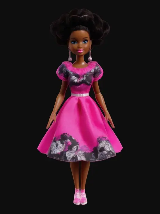 3D model for Black Girl Barbie