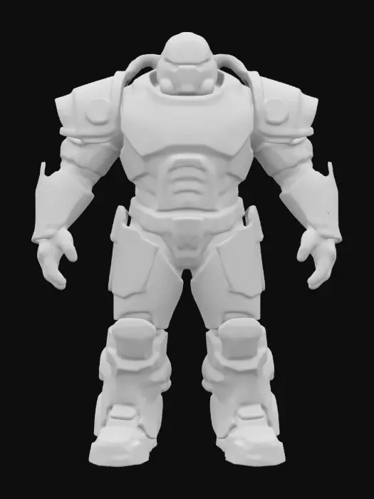 3D model for Power Armour, Fallout 4