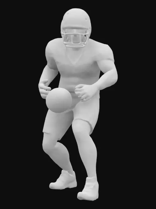 3D model for An American Footballer