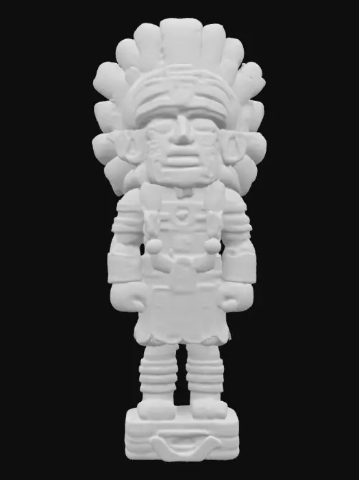 3D model for Mayan Stone Warrior