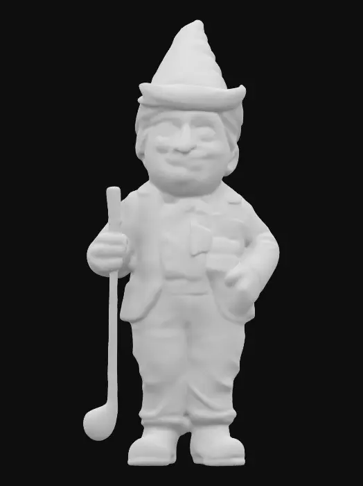 3D model for A Donald trump garden gnome, #garden#