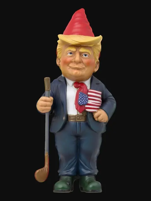 3D model for A Donald trump garden gnome, #garden#