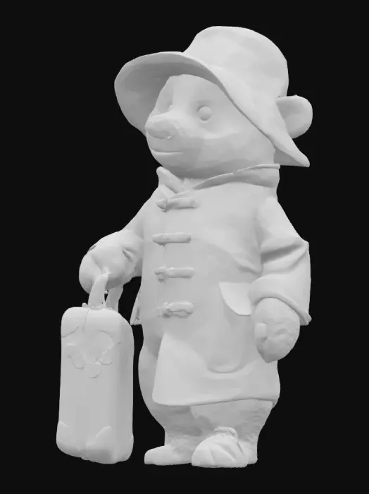 3D model for (London) Paddington Bear, #AroundTheWorld#