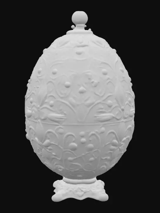 3D model for A golden faberge egg, #PBR#
