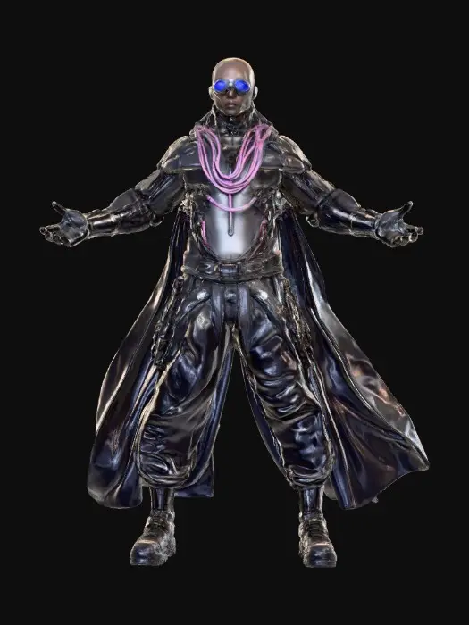 3D model for Cyber Oracle, #villain#