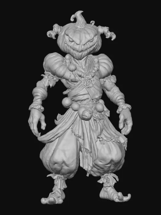 3D model for Pumpkin Warrior, #Halloween2025#