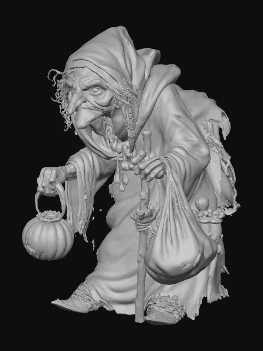 3D model for Halloween Hag, #Halloween2025#