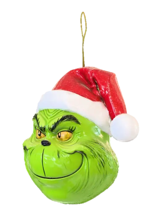 Modello 3D Grumpy Holiday Ornament, #Christmas2025# - Grinch, generato dall’IA