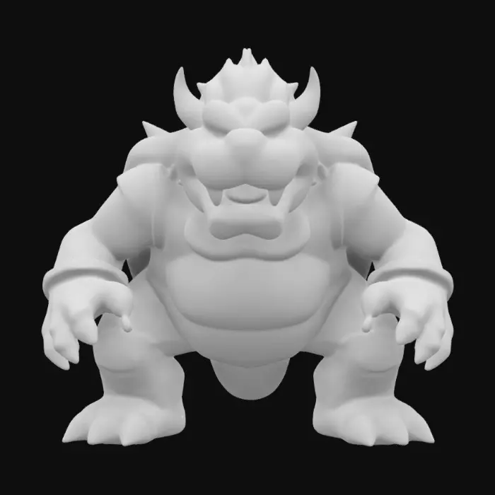 3D model for Bowser