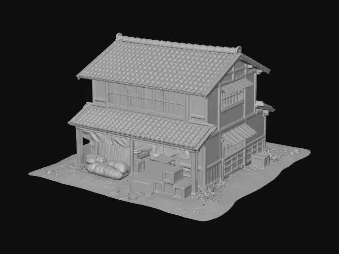 3D model for Japanese Storehouse Model