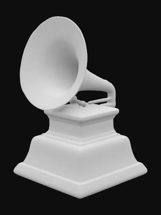 3D model for Golden Gramophone Trophy