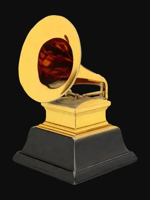 3D model for Golden Gramophone Trophy