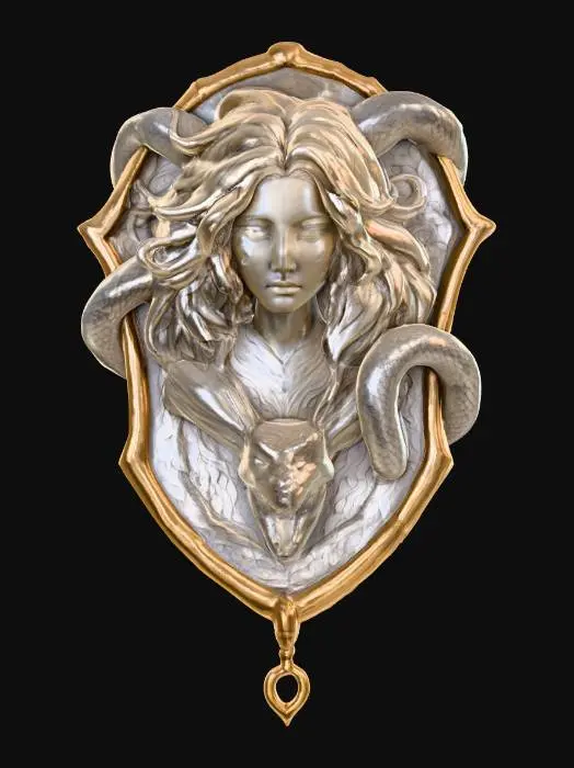 3D model for Medusa's Embrace, #PBR#