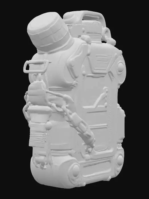 3D model for Futuristic Canteen Design, #PBR#