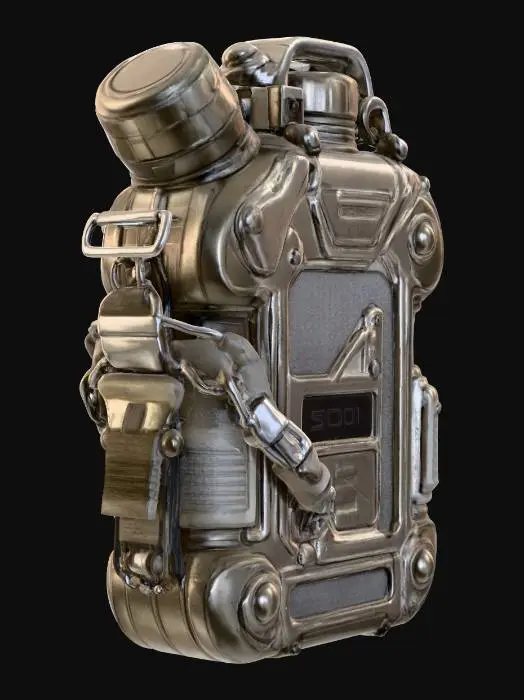 3D model for Futuristic Canteen Design, #PBR#