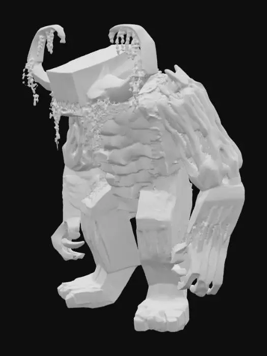 3D model for Warden Minecraft