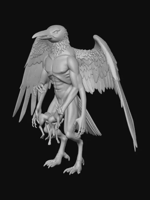 3D model for Forest Hybrid Beast