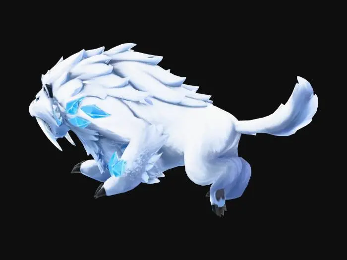 3D model for Frostfang Beast